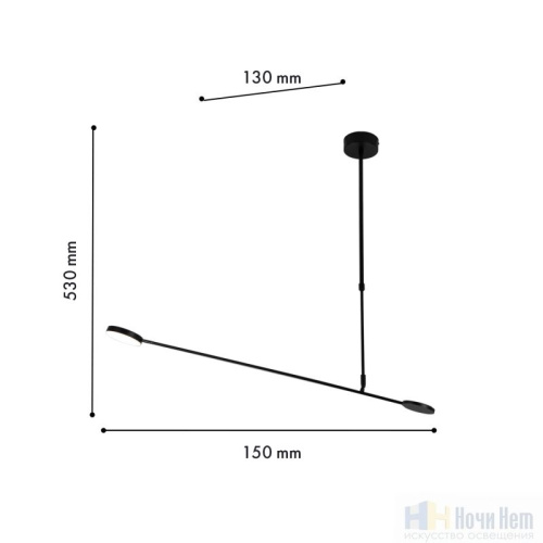 Люстра Favourite Vorago 4572-1C, раздел каталога Светодиодные люстры интернет-магазина Ночи Нет