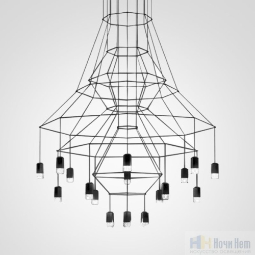 Люстра ImperiumLoft Wireflow 75118-22, раздел каталога Большие люстры интернет-магазина Ночи Нет