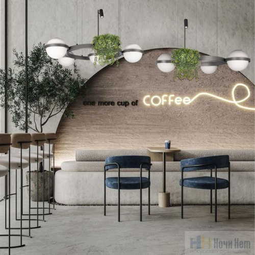 Люстра Loft IT Jardin 10121/4 Dark grey, раздел каталога Светодиодные люстры интернет-магазина Ночи Нет