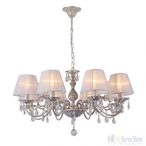 Люстра Omnilux Bantine OML-53203-08, раздел каталога Люстры с абажурами интернет-магазина Ночи Нет