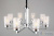 Люстра Omnilux Maiera OML-84703-08, количество ламп - 8, площадь освещения - 20 кв.м Люстра Omnilux Maiera OML-84703-08, раздел каталога Люстры с плафонами интернет-магазина Ночи Нет