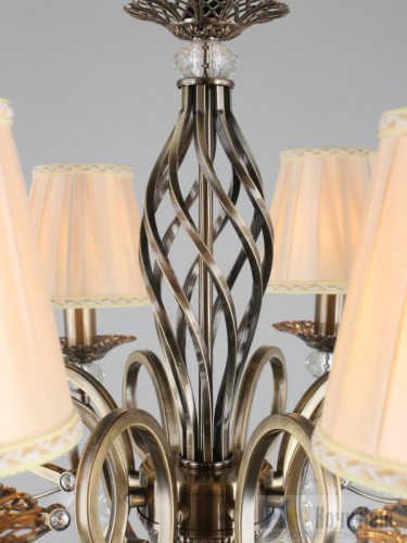 Люстра подвесная Omnilux Mezzano OML-79113-08, раздел каталога Люстры с абажурами интернет-магазина Ночи Нет