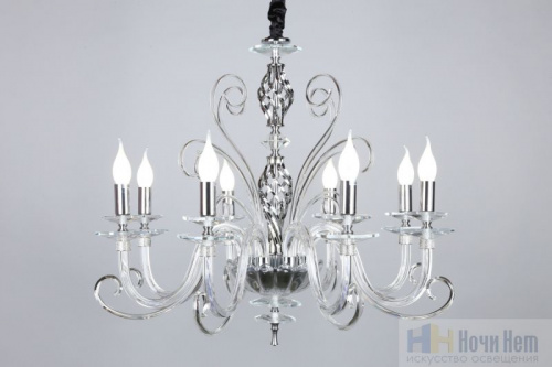 Люстра Omnilux Azzagulta OML-70303-08, раздел каталога Стеклянные люстры интернет-магазина Ночи Нет