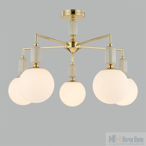 Люстра Lumion Vivien 6580/5C, раздел каталога Люстры с плафонами интернет-магазина Ночи Нет