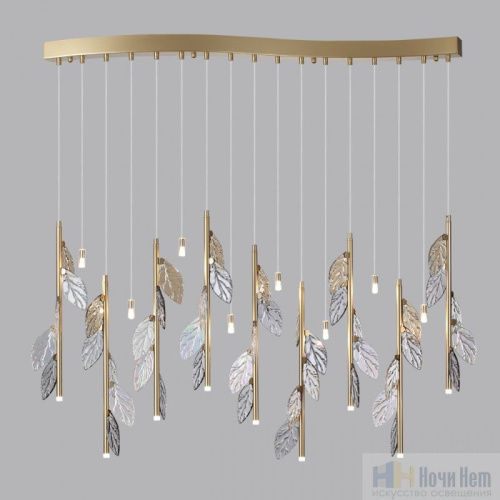 Люстра Odeon Light Listva 5445/17, раздел каталога Стеклянные люстры интернет-магазина Ночи Нет