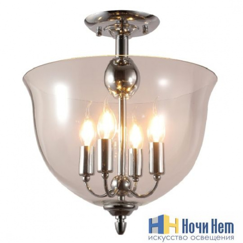 Люстра Crystal Lux Atlas PL4 chrome, раздел каталога Люстры с плафонами интернет-магазина Ночи Нет