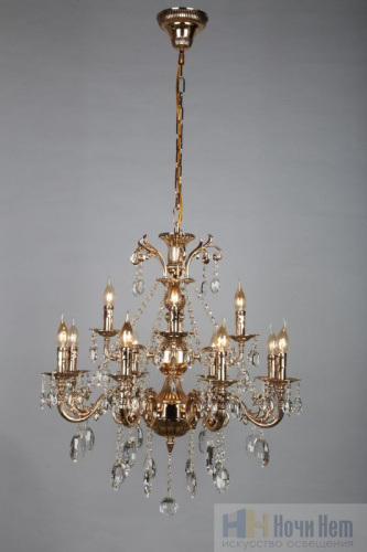 Люстра подвесная Omnilux Aosta OML-78903-12, раздел каталога Хрустальные люстры интернет-магазина Ночи Нет