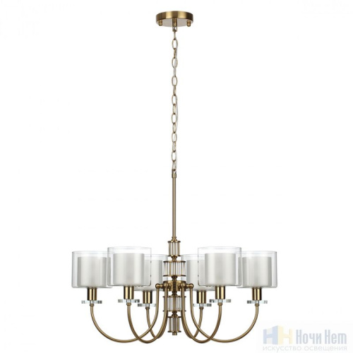 Люстра Odeon Light Saga 5088/6, раздел каталога Люстры с плафонами интернет-магазина Ночи Нет