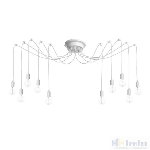 Люстра Loft IT Spider LOFT1162W/10, раздел каталога Кованые люстры интернет-магазина Ночи Нет