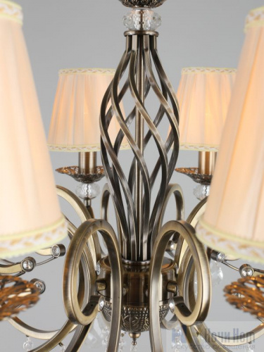 Люстра подвесная Omnilux Mezzano OML-79113-10, раздел каталога Люстры с абажурами интернет-магазина Ночи Нет