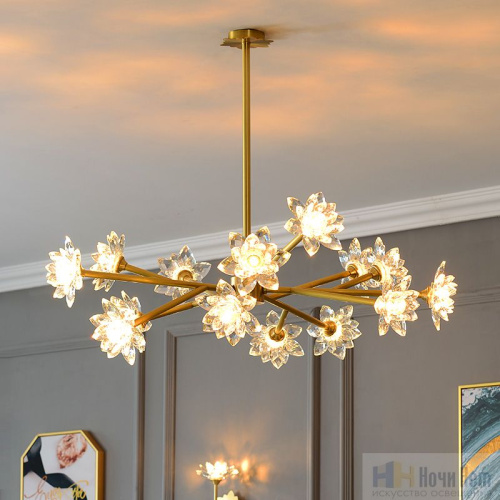 Люстра ImperiumLoft Lotos 203940-26, раздел каталога Люстры с плафонами интернет-магазина Ночи Нет