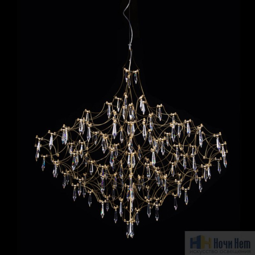 Люстра Loft IT Mira 10259/1000 Gold Asfour, раздел каталога Большие люстры интернет-магазина Ночи Нет