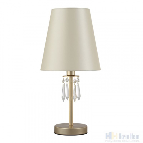 Настольная лампа Crystal Lux RENATA  LG1 GOLD, раздел каталога Настольные лампы с абажуром интернет-магазина Ночи Нет