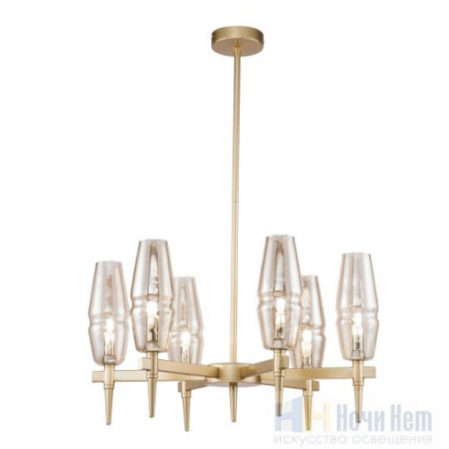 Люстра Maytoni Lita H002PL-06G, раздел каталога Люстры с плафонами интернет-магазина Ночи Нет