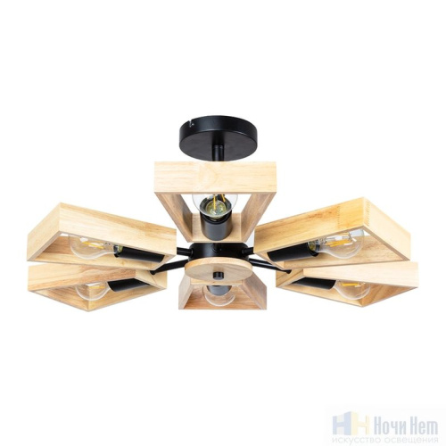 Люстра Arte Lamp Brussels A8030PL-6BK, раздел каталога Деревянные люстры интернет-магазина Ночи Нет