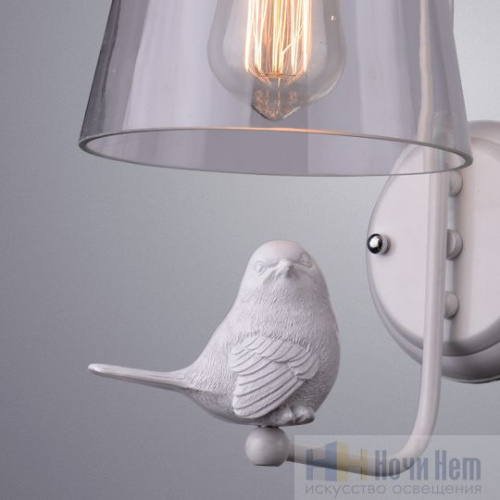 Бра Arte Lamp Passero A4289AP-1WH, раздел каталога Бра с плафоном интернет-магазина Ночи Нет