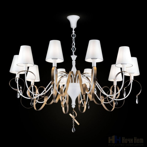 Люстра Maytoni Intreccio ARM010-10-W, раздел каталога Люстры с абажурами интернет-магазина Ночи Нет