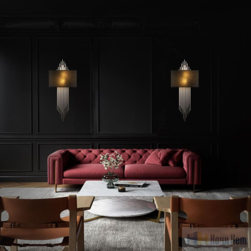 Бра Loft IT Elegio 10107 Silver black, раздел каталога Бра с абажуром интернет-магазина Ночи Нет