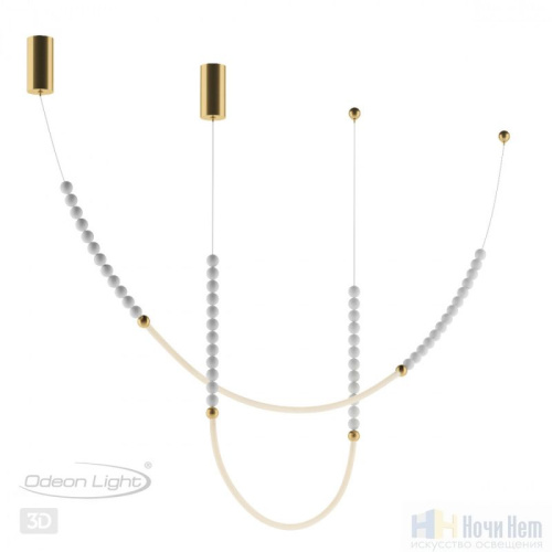 Светильник подвесной Odeon Light Monella 6639/24CL, раздел каталога Подвесы 1 лампа интернет-магазина Ночи Нет