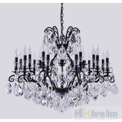 Люстра Crystal Lux Magnifico SP19 Black/transparent, раздел каталога Большие люстры интернет-магазина Ночи Нет