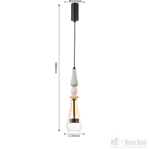 Светильник подвесной Favourite Dolci 4465-1P, раздел каталога Подвесы 1 лампа интернет-магазина Ночи Нет