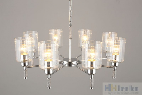 Люстра Omnilux Dronero OML-66503-08, раздел каталога Люстры с плафонами интернет-магазина Ночи Нет