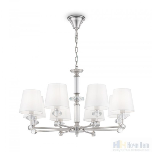 Люстра Maytoni Riverside MOD018PL-08CH, раздел каталога Люстры с абажурами интернет-магазина Ночи Нет