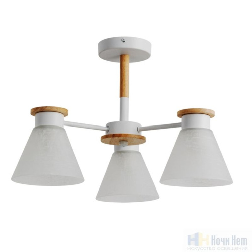 Люстра Arte Lamp Tyler A1031PL-3WH, раздел каталога Люстры с плафонами интернет-магазина Ночи Нет