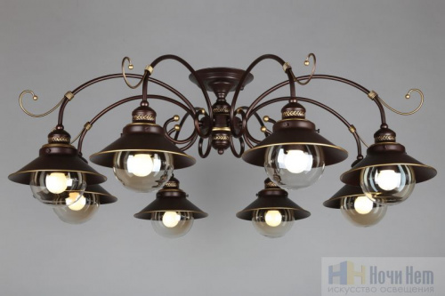 Люстра потолочная Omnilux Fontelo OML-50407-08, раздел каталога Люстры с плафонами интернет-магазина Ночи Нет