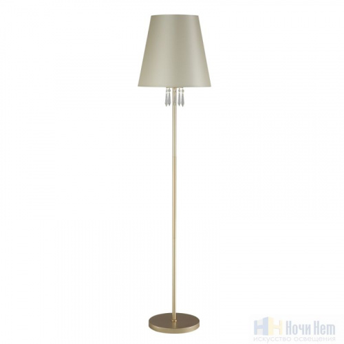 Торшер Crystal Lux RENATA PT1 GOLD, раздел каталога Торшеры с абажуром интернет-магазина Ночи Нет