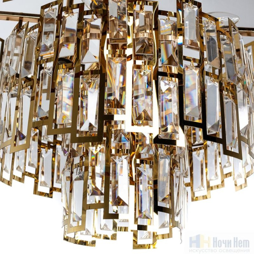 Люстра Arte Lamp Mintaka A1005PL-10GO, раздел каталога Хрустальные люстры интернет-магазина Ночи Нет