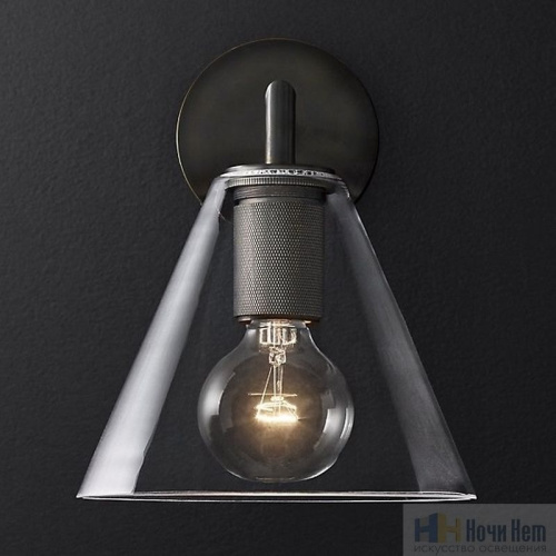 Бра ImperiumLoft RH Utilitaire 123269-22, раздел каталога Бра с плафоном интернет-магазина Ночи Нет