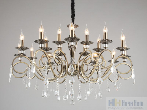 Люстра подвесная Omnilux Mezzano OML-79113-18, раздел каталога Большие люстры интернет-магазина Ночи Нет