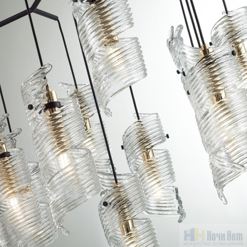 Люстра Odeon Light Fusilli 5439/13, раздел каталога Люстры с плафонами интернет-магазина Ночи Нет