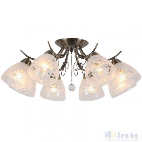 Люстра Omnilux Casagliana OML-53807-08, раздел каталога Люстры с плафонами интернет-магазина Ночи Нет