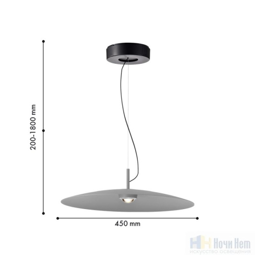 Светильник подвесной Favourite Lars 4412-1P, раздел каталога Подвесы 1 лампа интернет-магазина Ночи Нет