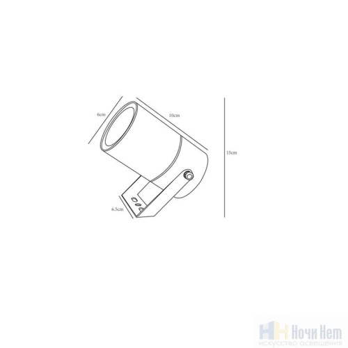 Светильник уличный Arte Lamp Mistero A3303AL-1WH, раздел каталога Прожекторы интернет-магазина Ночи Нет