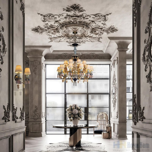 Люстра Loft IT Grace 10203/12+8 Mult, раздел каталога Люстры с абажурами интернет-магазина Ночи Нет