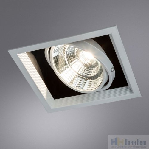 Светильник встраиваемый Arte Lamp Merga A8450PL-1WH, раздел каталога Поворотные точечные светильники интернет-магазина Ночи Нет