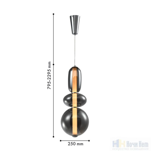 Светильник подвесной Favourite Vapor 4254-3P, раздел каталога Подвесы 2-3 лампы интернет-магазина Ночи Нет