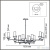 Люстра Lumion Madonna 6554/12C, раздел каталога Люстры с плафонами интернет-магазина Ночи Нет