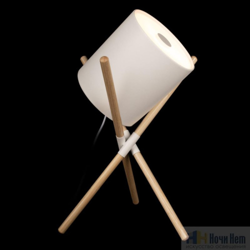 Лампа настольная Loft IT Bobbin 10245T White, раздел каталога Настольные лампы с плафоном интернет-магазина Ночи Нет