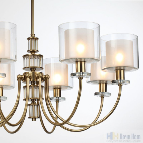 Люстра Odeon Light Saga 5088/8, раздел каталога Люстры с плафонами интернет-магазина Ночи Нет