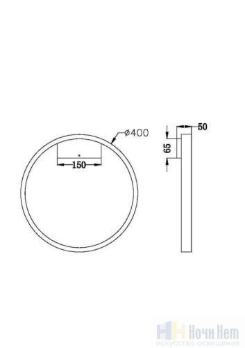 Бра Maytoni Rim MOD058WL-L25BS3K, раздел каталога Светодиодные бра интернет-магазина Ночи Нет