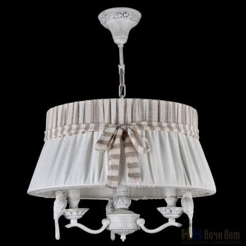 Люстра Maytoni Bird ARM013-33-W, раздел каталога Люстры с абажурами интернет-магазина Ночи Нет