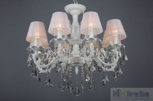 Люстра потолочная Omnilux Catanzaro OML-30807-08, раздел каталога Люстры с абажурами интернет-магазина Ночи Нет