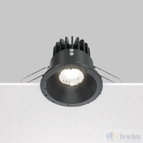 Встраиваемый светильник Maytoni Zoom DL034-L12W4K-B, раздел каталога Точечные светильники для ванной интернет-магазина Ночи Нет