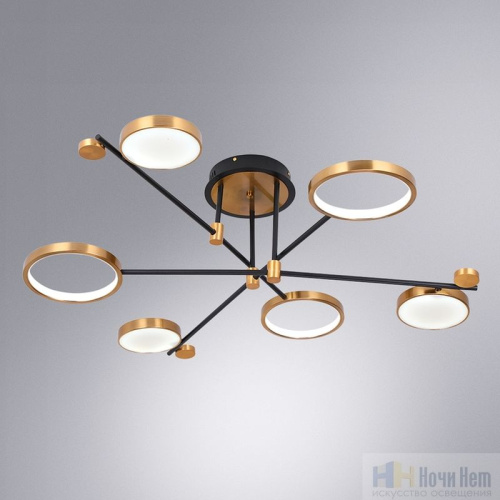 Люстра Arte Lamp Holly A1364PL-6PB, раздел каталога Люстры с пультом управления интернет-магазина Ночи Нет