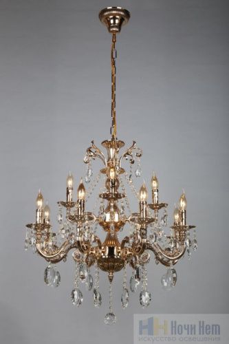 Люстра подвесная Omnilux Aosta OML-78903-12, раздел каталога Хрустальные люстры интернет-магазина Ночи Нет