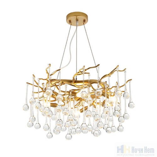 Люстра ImperiumLoft Droplet Chandelier 148052-22, раздел каталога Стеклянные люстры интернет-магазина Ночи Нет
